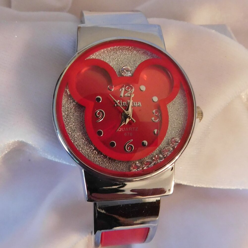 Ladies Xinhua Disney Cuff Bracelet Watch